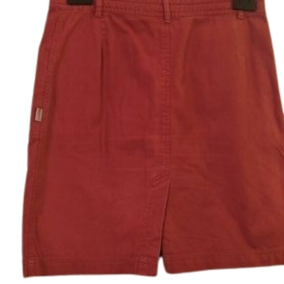 Sportif USA Utility Cotton Red drawstring waist Skirt Size 8 - Picture 4 of 6